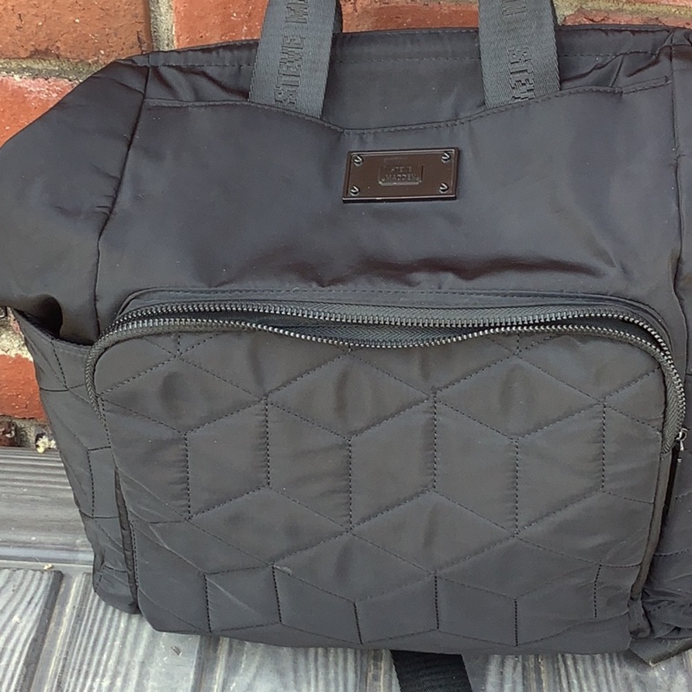 Black Steve Madden Backpack with Front Pocket